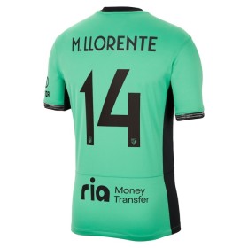 Maillot Foot Atlético Madrid M. Llorente 14 Troisieme 2023-24